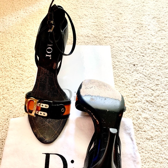 Dior Denim Blue Sandals - Picture 7 of 11